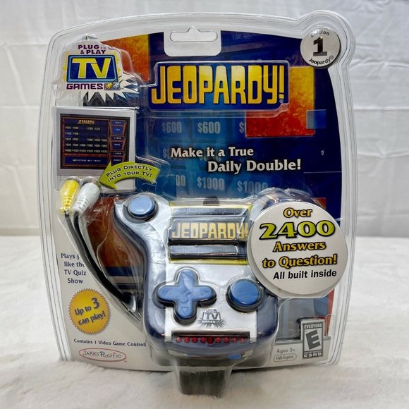 JAKKS Pacific Video Games & Consoles Jeopardy Plug Play Tv Video